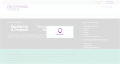 Desktop Screenshot of forsikringsguiden.dk